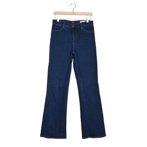 NYDJ Womens 6 Dark Wash Studded Boot Cut Jean